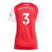 Arsenal Cristhian Mosquera #3 Hjemmedrakt Dame 2025-26 Kortermet